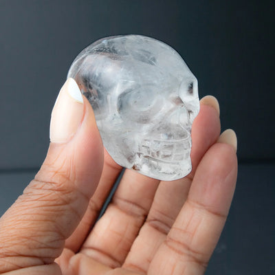 Clear Quartz Skull